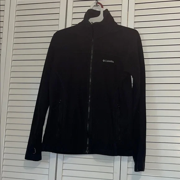 Columbia Black Ski Snow Jacket High Collar Full Zip - Picture 1 of 5